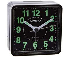 Casio TQ-140-1EF Réveil Quartz Analogique Alarme, Noir
