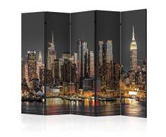 murando Paravent 225x172 cm Une Seule Côté Impression sur Toile intissée 100% Opaque Foto Paravent Décoratif en Bois avec Interieur Impression d-B-0060-z-c