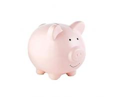 feifuns Tirelire Cochon céramique dans Caisse boîte Cadeau pièce de Monnaie de largent Tirelire