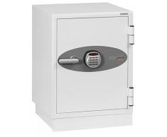PHOENIX SAFE Coffre-fort ignifugé 2h acier 63 litres serrure à code fire fighter L50 x H72 x P50 cm blanc