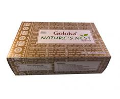 Goloka Nature's Nest 12 lots de bâtonnets d'encens Masala 15 g