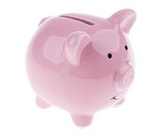 MagiDeal Tirelire Mignon Dessin Animé Penny Boîte Forme de Cochon en Céramique - Petit-Rose