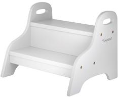 Kindsgut marchepied enfant en bois, gris clair