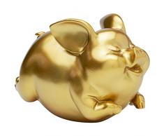 Kare Design Tirelire Cochon doré