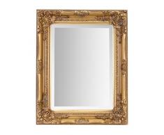 certains miroirs Rhône Miroir mural – French Vintage, style baroque Rococo – Doré – 42 cm x 53 cm – Style shabby chic Home Decor par