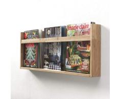 DECOCLICO Porte-revues Mural en chêne Mood