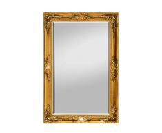 Rococo by Casa Chic - Grand Miroir Rectangulaire - Style Baroque Shabby Chic - 90x60 cm - Or