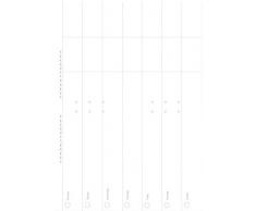 Filofax 345000 Recharge calendrier perpétuel A5 pour Clipbook Carnet de note