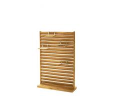 Visibilité du Jardin - Paravent - Détaché - Bois - Environ 80 x 120 cm - Marron Clair