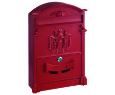 Rottner Ashford Boîte à lettres traditionnelle avec blason royal Rouge