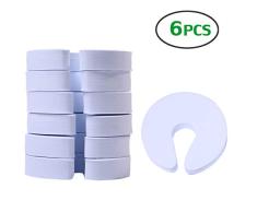 Meowoo Amortisseur Bloque Porte Protection Doigt Enfant Sécurité Bloc porte Anti Doigt Pincement Anti porte bébé empêcher les animaux et les enfants dêtre enfermés à l’intérieur(6Pcs)