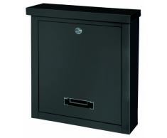 Boîte aux lettres murale Rottner Brighton Noir en acier