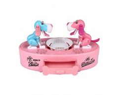 YUIO® Électrique Chien Forme Stockage Dargent Mignon Voler Chien Tirelire Tirelire Stockage Composant Électronique Tirelire (Rose)