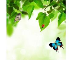 Sticker Boite aux lettres Nature Papillons 30X30cm - SABAL0131 (1 sticker boite aux lettres)