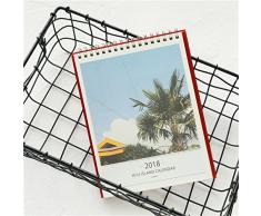 Tutoy 2018 Bureau Calendrier Permanent Île De Jeju Visite Mensuelle Agenda Planificateur Fournitures De Bureau Scolaire