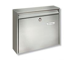 BURG WÄCHTER Boite aux lettres Borkum en acier inoxydable acier inoxydable