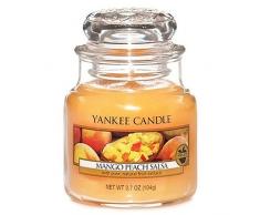 Yankee Candle 1114683E Bougie parfum Mangue/pÃªche Petite jarre, Verre, Orange