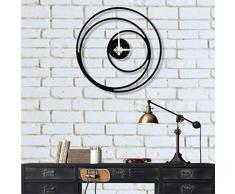 Dekadron Design unique Horloge murale en métal non concentrique 38x38cm