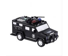 FEIERMAN Creative Cash Truck Voiture Blindée Tirelire Jouet Roulant Automatiquement Tirelire Smart Music Lumière Jouet Voiture Enfants Puzzle Jouet
