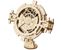 Robotime Maquettes à Montage mécanique, Calendrier perpétuel - Puzzle en Bois 3D Casse-tête découpé au Laser - Cadeau danniversaire / Noël pour Filles et garçons