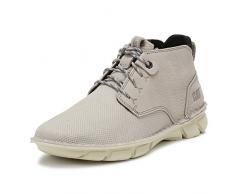 Caterpillar Bottes Cat Almanach Toile Mens 12 UK/46 EU Silver Nubuck