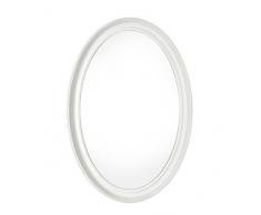 Innova Editions Mist Gratuit Miroir Ovale – Blanc (54 x 79 cm),