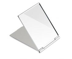 Petit miroir de poche pliable portable, Miroir de maquillage de bureau,miroir de voyage,pour camping et maquillage, facile à transporter.