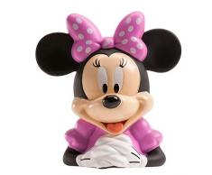 Dekora Tirelire Fille de Disney Minnie Mouse avec Billets en Azyme 204010 Rose