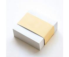 Bloc-notes autocollants Conseils cube de papier 3,9x 3,9 (blanc, 400 feuilles) pour mémo de calendrier scolaire à domicile
