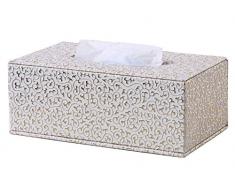 KINGFOM™ boîte à mouchoirs en cuir pour la maison, le bureau et la voiture (or)