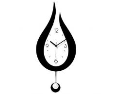 XINTANG Pendules Murales Silencieuses Gouttelettes deau Swing Horloge Murale Design Moderne Style Nordique Salon Horloges Murales Mode Creative Chambre Horloge Murale