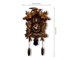 Walplus Horloge Coucou, 36cmx20cmx10cm