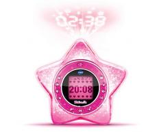 VTech - Kidimagic Starlight rose - Réveil enfant interactif avec projection animée au plafond