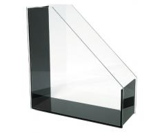 Wedo Acryl Exklusiv Porte-revues A4 Transparent/Noir