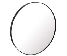 Wedestock Miroir Design Style Industriel en métal Rond D35cm