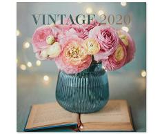 Erik - Calendrier Mural 2020 Vintage - 30 x 30 cm