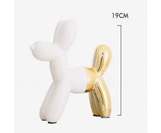 Rouku Banque Ballon Nordique Chien Tirelire Artisanat en céramique décoration de la Maison décorations de Chambre Tirelire