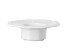 Rosenthal 10430-800001-25744 Bougeoir de Table, Porcelaine, Blanc, 10,2 x 10,2 x 3,2 cm