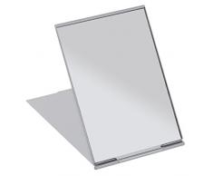 FRCOLOR Miroir compact de poche de miroir se pliant portatif de miroir de voyage pour le camping et le maquillage de rasage