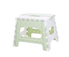 12shage Tabouret Pliable Plastique Escabeau Pliant Marchepied Chaise Portable Petit Banc Camping Polyvalent Haute Qualité Non Glissante Enfants Adultes Poids (Vert)