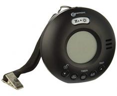 Geemarc Waken Shake Voyager Réveil de Voyage Portable avec Alarme Extra Forte 75 DB + Vibration + étui de Voyage Noir