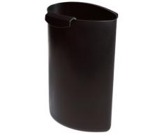 HAN 1837-13, insert à déchets MOON, élégant et pratique, pour un tri parfait des déchets ; 6 litres, noir