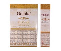 Encens Goloka Goodearth 12 boîtes Parfum Bois d'agar Bâtonnets d'encens indien