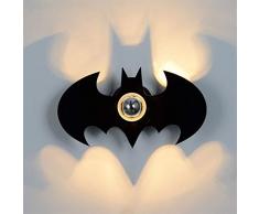 Batman Ombre Applique Murale à LED Nouvelle Lampe Murale Moderne Noir Acryl Fashion E27 for Chambre Murale à LED bougeoir de Nuit (sans Ampoule) (Lampshade Color : Wall Lamp with Bulb)