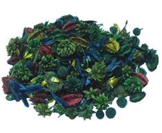 MERCAVIP Thermovip. Pot-pourri parfumé de Fleurs séchées. Couleur Vert. Format Super épargne 400 GR.