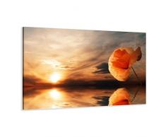 Visario 5022 Tableau en Toile de Lin Motif Plage 120 x 80 cm