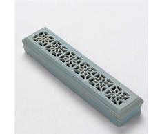 Brûle Encens Refoulement avec 10 Cônes Porte Encens en Céramique Encensoir Red Jar and Gourd Porcelaine