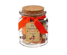 Atmosphera - Pot Pourri Parfum Orange Cannelle 70 G Bocal en Verre