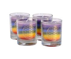 Bougie 7 Couleurs - Fleur de Vie