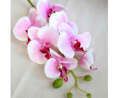 Soie artificielle Orchidée Phalaenopsis Fleur, Tige, bouquet de fleurs Bouquet, fleurs Fête faux jardin Décor